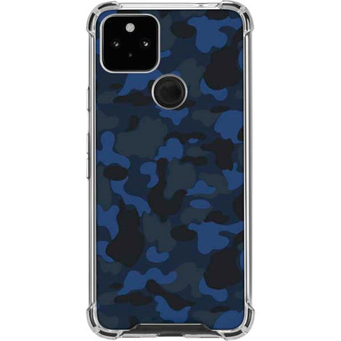 Blue Street Camo Pixel Cases